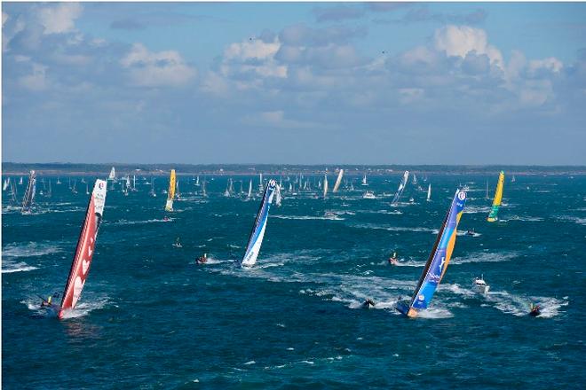 Vendée Globe – A perfect start © Vincent Curutchet / DPPI / Vendée Globe 